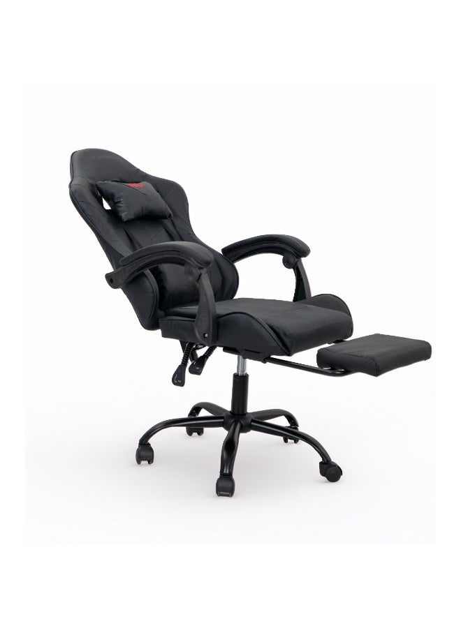 Multi Home Furniture Black Gaming Chair - Ergonomic Chair & Recliner Chair with Footrest, Racing Style Office Chair with Lumbar Support & Head Pillow, 360° Swivel Computer Chair - Image 3